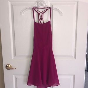 Lulu's Backless skater Dress